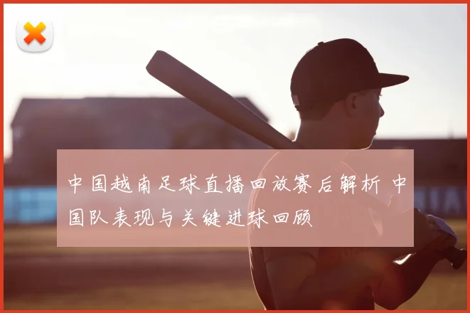 中国越南足球直播回放赛后解析 中国队表现与关键进球回顾
